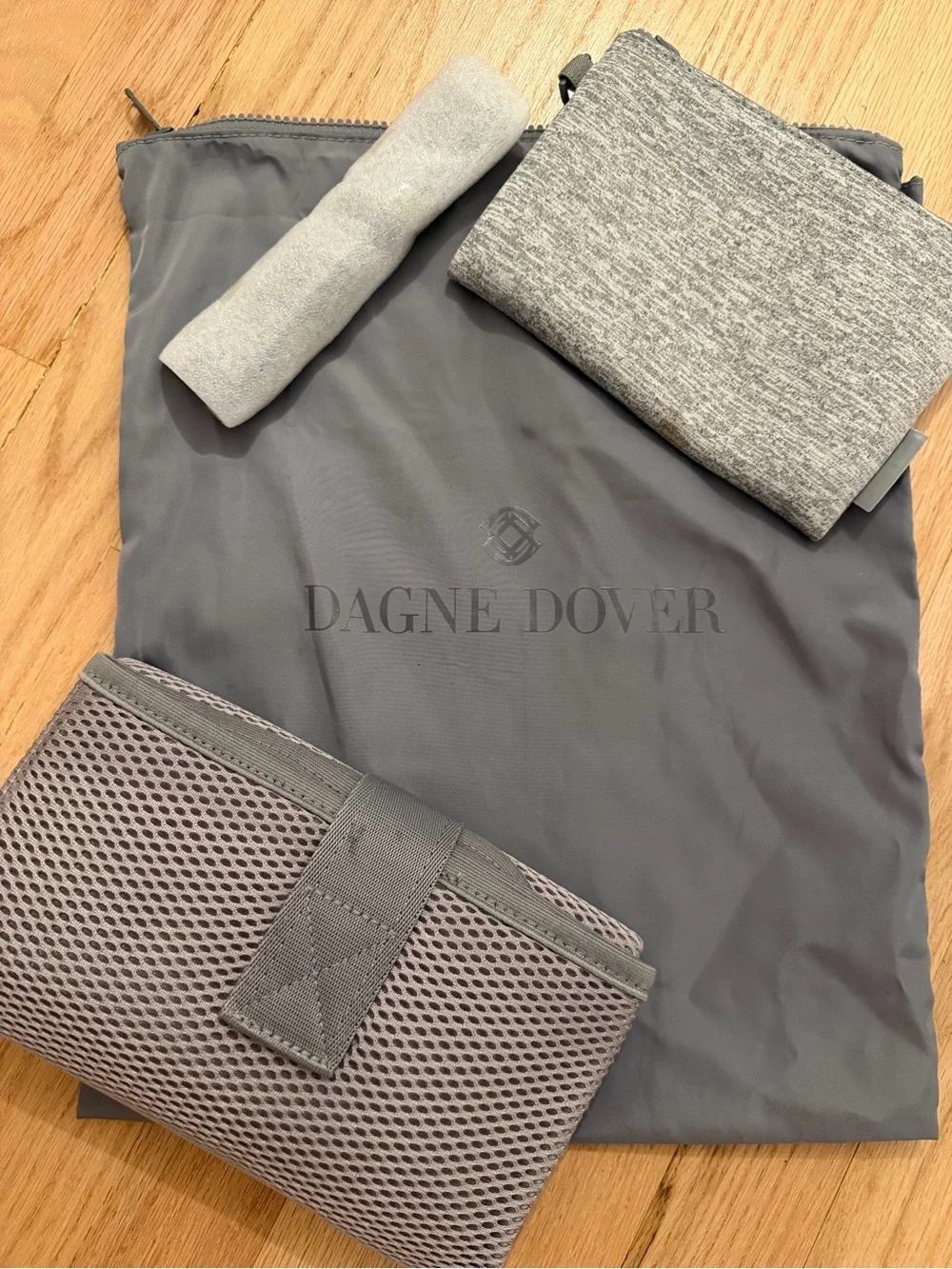 Dagne Dover Grey Backpack - Diaper Baby Bag Large